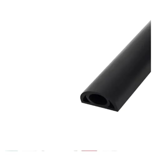 Cache-câble de sol adhésif D50 noir pour sécuriser les fils électriques du salon au bureau