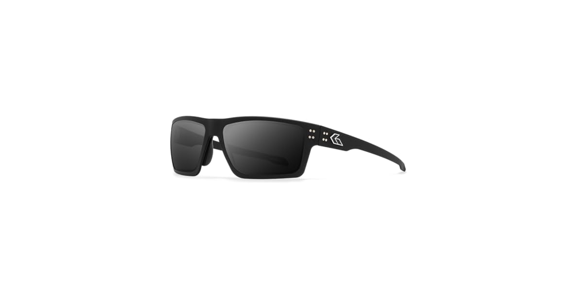 nknit narrow sunglasses ステッカー付き Black with Gray Lenses Wrap-Around Sports Sunglasses