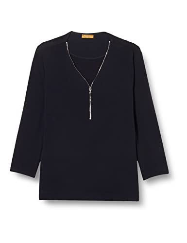 NAULOVER Top Camiseta, Marino, 42 para Mujer