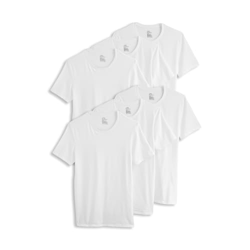 Jockey Men's Undershirt Cotton Stretch Crew Neck Undershirt - 6 Pack