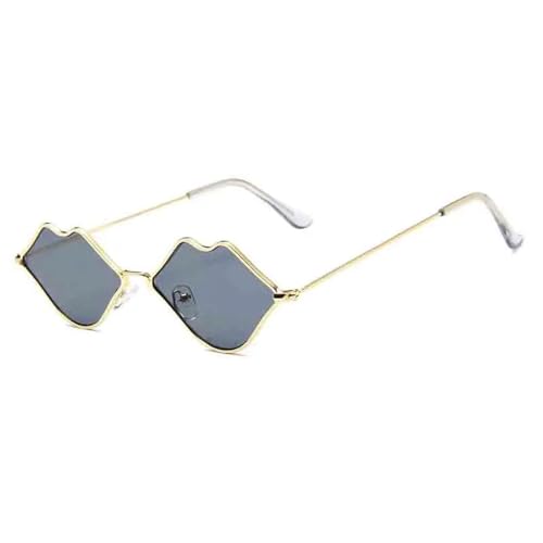 Lunettes de soleil rétro UV400 petite monture métal vintage femme