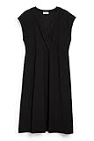 Ausschnitt: Wickelausschnitt C&A Damen Kleid Wickelausschnitt unter dem Knie Empire Kleider Umstandsmode schwarz M