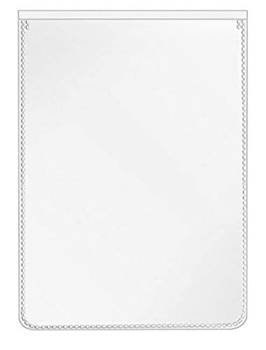 Pochette plastique transparente DIN A7 VELOFLEX etui protection anti-dechirure pour badge