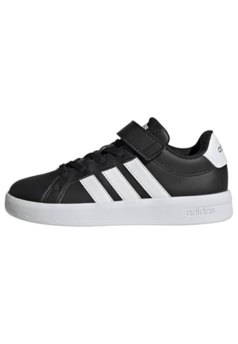 adidas Mixte Enfant Grand Court 3.0 Children Shoes, Core Black/FTWR White/FTWR White, 34 EU