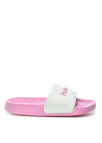 Image of Hurley Naia Comfortable Slip-On Kids Sandals, Cute Girls' Slides for Indoor and Outdoor, Shower Slides for The Beach and Pool