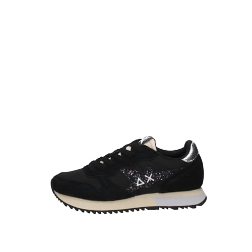 Basket SUN68 Femme Stargirl pailletée avec logo glitter pour un style casual chic