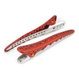 YS Park 4/2 Packs RED Hair Sectioning Shark Clips, 8 Clips Total. 100% Geniune ONLY when bought from