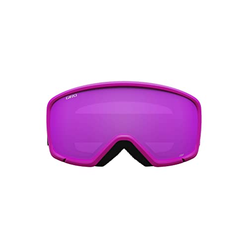 Giro Stomp Youth Snow Goggles - Pink Black Blocks - Amber Pink Lens - One Size - Image 2