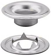 Stimpson 5GTWBN1440 Sheet Metal Grommet and Teeth Washer Nickel-Plated Durable, Reliable, Heavy-Duty #5 Set 1,440 Sets