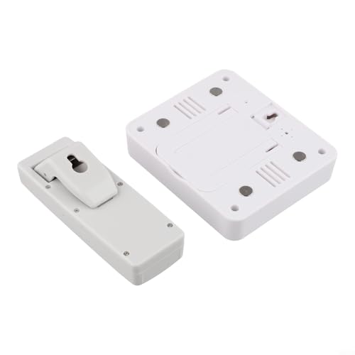 Zilimontt Termómetro digital inalámbrico para refrigerador y congelador con sensor de temperatura interior y exterior, pantalla LCD, alarma de temperatura alta/baja, Celsius/Fahrenheit (1 sensor)