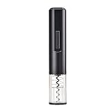 Abridor de vino eléctrico, kit de abridor eléctrico de botellas de vino, abridor de sacacorchos inalámbrico, incluye abridor automático de vino, cortador de aluminio, ideal para regalo de vino