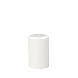 Yummi 4x6 Unscented Column Pillar Candle, White, ea