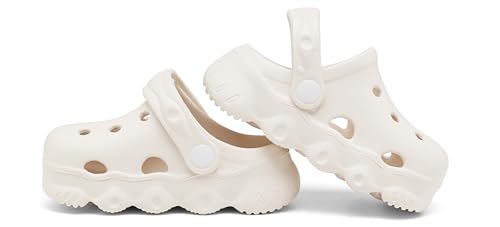 Image of INMINPIN Kids Cute Clogs Cartoon Garden Shoes Boys Girls Slides Slippers Indoor Outdoor Children Water Shower Beach Pool Sandals