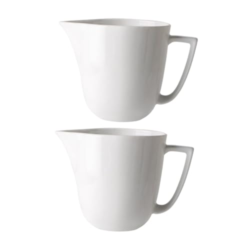 Alipis 2pcs Latte Art Cup Ceramic Milk Cup Latte for Art Small Milk Pitcher Random Style
