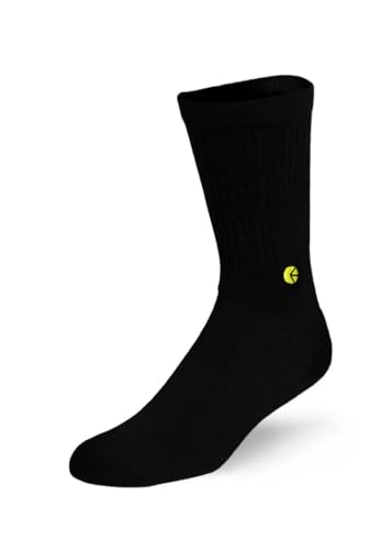 Ethika Men's Crew Sock | Black Logo -Yellow- - Main Image