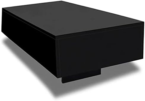 vidaXL Coffee Table High Gloss White 115x55x31cm Modern Living Room Furniture