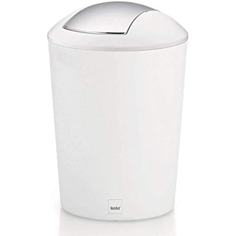 kela Lid Pail, White, one Size Cover