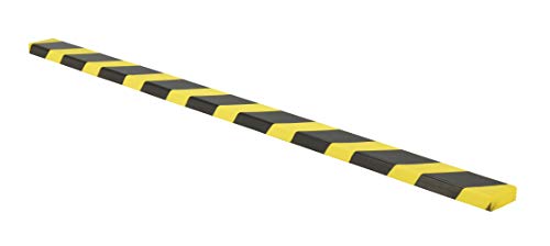Vestil FEG-B Polyurethane Foam Edge Guard 40 In. Length x 13/16 In. Height Black / Yellow