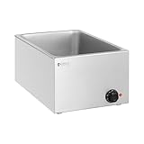Royal Catering RCBM_GN1/1_2 Bain Marie 640 W GN 1/1 ohne Behälter Wasserbad Speisenwärmer
