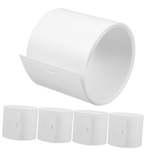 LIFKOME 5pcs PVC White Vertical Blind Replacement Slats for Windows and Doors Easy Installation