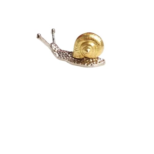 UYFRD Mini caracol de aleación creativo, adornos pequeños para decoración del hogar, bonsái con incienso, figuras artesanales, miniaturas, decoración artesanal (B)