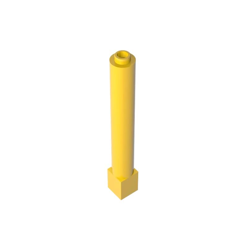 XYEIUGO GDS-1326 43888 Support 1x1x6 Solid Pillar, Yellow, 50 PCS