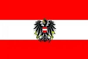 Bandiera Austria Con Aquila 3x5 FT: Bandiera Ufficiale Dello Stemma Austriaco In Poliestere