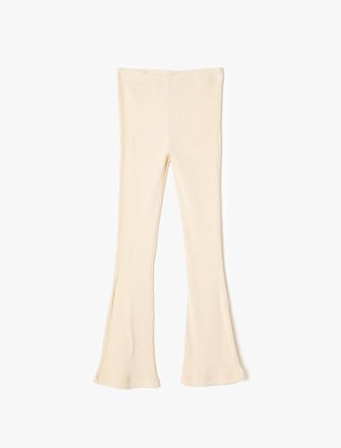 Pantalon flare Koton imprimé étoiles en maille côtelée pour fille