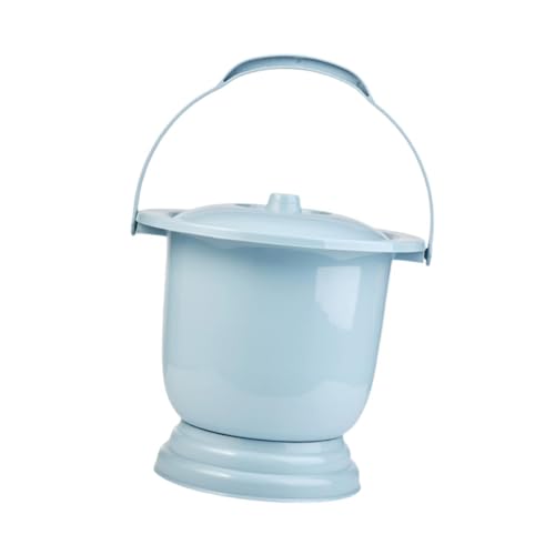 Récipient de chambre bleu au bureau ou à la maison pot pour adulte alité