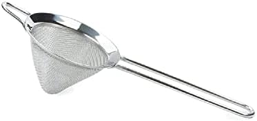 Stainless Steel Conical Bar Strainer - Premium Food Strainer for Cocktails and Beverages