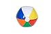 JOYIN Rainbow Beach Balls(18 Pack), Inflatable Swimming Pool Toys for Summer Water Games Kids Birthday Party Supplies Combo Set Include Inflatable Beach Balls in 20” (6), 16” (6) and 12” (6)