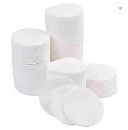 Multipurpose Cotton Pads, 100 Pcs, 100% Cotton, Double Sided For Skin Cleaning, Eye & Face Makeup Removal, Nail Polish Removal, Pack of 2 (50's each)-image-43