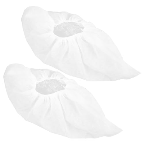 PRETYZOOM 100pcs Extra Large Washable Reusable Non-slip Shoe Covers - Foot Covers for Indoor Use
