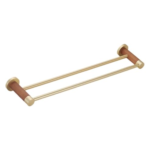 Porte-serviettes mural double en laiton pour optimiser le séchage - 2