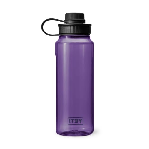 Image of YETI Yonder Water Bottle with Yonder Tether Cap, Lightweight, Leakproof and BPA-Free