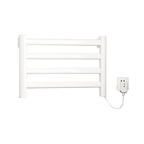 Sèche-serviettes intelligent alu 80W : chauffage rapide à 4 barres pour un confort optimal