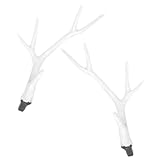 Geweih für haarschmuck: aus leichtem kunststoff, langlebig und sicher, und dieses hirschhorn belastet den kopfschmuck nicht sehr, diygeweih