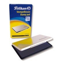 Tampone per timbri, 1 nero metallizzato, 9 x 16 cm...