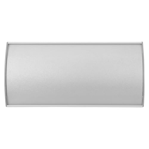SHINEOFI Placa Indicadora de Aluminio en Forma de L Curva, Color Plata, Superficie Fácil de Mantener, Adecuado para Mesas y Aulas en Oficina