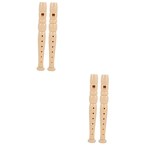 SUPVOX 2sets Beginner Clarinet Wind Instrument 6-hole Boys and Girls Clarinet Plastic Student Flute Fun Music Present 2pcs*2