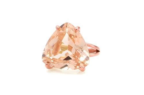 Bague Morganite pierre de naissance de décembre - Cadeau idéal - 7