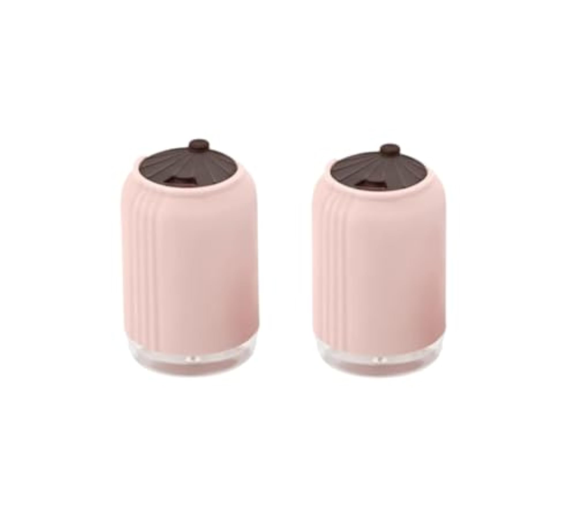 Round Spice Jar with Two Sided Sifter Cap, Durable Plastic