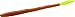 Zoom Trick Worm-Pack of 20 (Motoroil Chartreuse, 6.75-Inch)