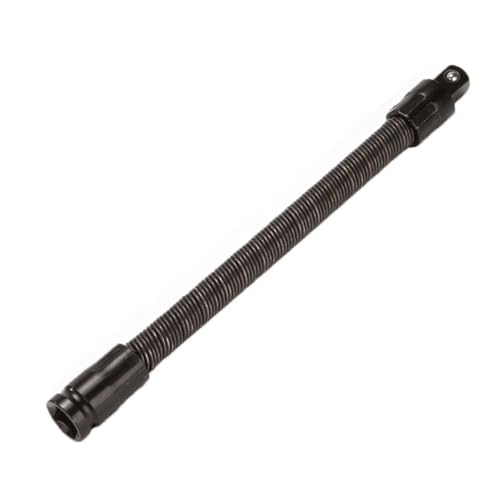 Rallonge flexible pour clé à choc, Arbre flexible 1/2 pouce avec, Outil d’extension universel pour clé dynamométrique, clé à cliquet et perceuse,Finition chromée résistante (25cm)