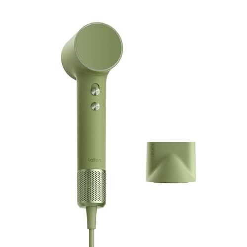 Laifen MINI Hair Dryer, Lightweight and Compact High Speed 200M Ionic Blow Dryer with 110, 000 RPM Powerful Motor for Fast Drying, Low Noise, Hairdryer with Magnetic Nozzle, Child Mode Jungl