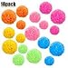 Paper Pom Pom, 18 Pcs Colored Tissue Paper Pom Pom Flower Ball Decoration, 6 Colors of 12 Inch, 10 Inch, 8 Inch