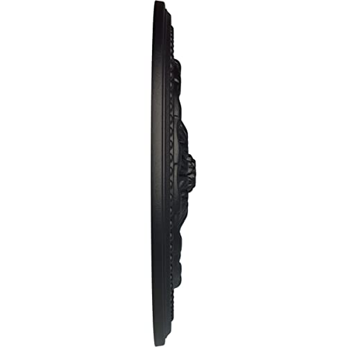 Image of Ekena Millwork Chester Ceiling Medallion, Steel Gray