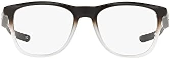 Oakley Ox8130 Trillbe X Round Prescription Eyewear Frames, Polished Black Clear Fade/Demo Lens, 52 mm