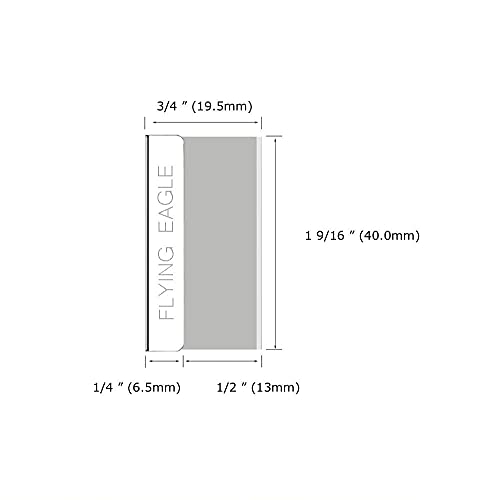 Image of Single Edge Safety Blades for OCA Adhesive Sticker Removing, Cleaning LCD, Art Craft - Razor Replacement (Pack of 20)