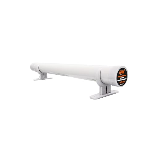 Grow Gadgets Tube Heater – 1ft, 2ft, 3ft, 4ft (60W–240W) – Low Energy Tubular Heater for Greenhouse, Grow Tent, Conservatory, Garage & Bathroom (120w - 2ft)
